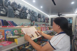 Sách giáo khoa phục vụ năm học mới đã lên kệ