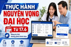 Từ hôm nay (17/6), thí sinh bắt đầu thực hành đăng ký xét tuyển đại học 2026 thử nghiệm