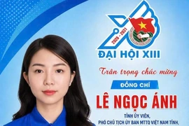 Bí thư Tỉnh đoàn Thanh Hóa Lê Ngọc Ánh tái cử Ủy viên Ban Chấp hành Trung ương Đoàn&nbsp;