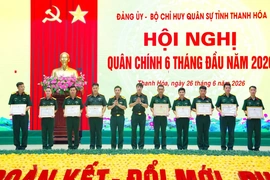 Bộ CHQS tỉnh tổ chức hội nghị quân chính 6 tháng đầu năm 2026