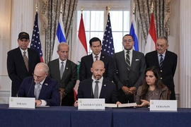Lebanon, Israel và Mỹ ký thỏa thuận khung 3 bên  sau đàm phán do Mỹ làm trung gian