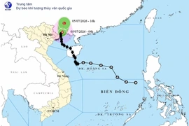 Bão số 1 di chuyển chậm, giảm cường độ và khả năng suy yếu trong ngày 5/7