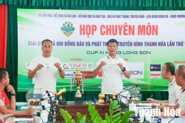 Bốc thăm chia bảng Giải Bóng đá Nhi đồng Báo và Phát thanh, truyền hình Thanh Hóa