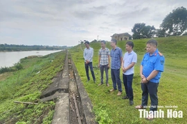 Kiểm tra các tuyến đê, kè xung yếu trước mùa mưa bão