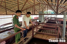 Siết chặt quản lý môi trường các cơ sở lâm sản ở xã Hồi Xuân