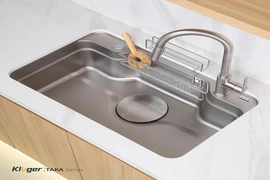 Kiến tạo không gian bếp tiện nghi với phiên bản chậu rửa nâng cấp mới nhất từ Kluger