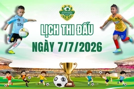 Lịch thi đấu ngày 7/7: Tứ kết U10 hứa hẹn nhiều trận cầu hấp dẫn
