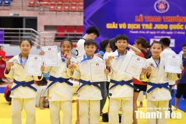 Thanh Hoá xếp nhất toàn đoàn lứa tuổi từ 10-15 tại Giải vô địch trẻ Judo quốc gia năm 2026