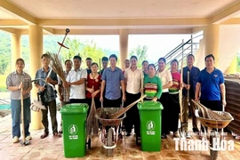 Góp sức xây dựng môi trường NTM bền vững tại Đồng Lương