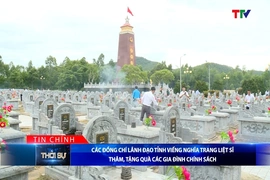 Bản tin Thời sự tối 20/7/2026: Các đồng chí lãnh đạo tỉnh viếng nghĩa trang liệt sĩ, thăm và tặng quà các gia đình chính sách