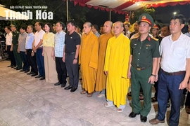 Xã Hoằng Tiến dâng hương, cầu siêu tri ân các Anh hùng Liệt sĩ, mẹ Việt Nam Anh hùng