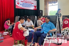 Tiếp nhận 112 đơn vị máu từ&nbsp;cán bộ, người lao động Công ty TNHH MTV Thủy lợi Bắc Sông Mã