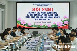 Tháo gỡ vướng mắc, đẩy mạnh xuất khẩu hàng hóa