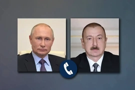 Tổng thống Nga và Azerbaijan điện đàm về quan hệ song phương