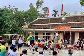 Chung sức xây dựng đời sống văn hóa&nbsp;ở xã Hoằng Phú