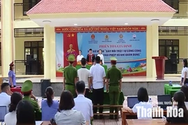Tuyên truyền pháp luật sinh động bằng “phiên tòa giả định”