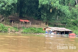 Kiểm tra dòng chảy hạ du Nhà máy Thủy điện Trung Sơn, bảo đảm an toàn mùa mưa lũ