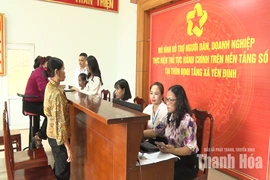 Xã Yên Định thí điểm mô hình hỗ trợ người dân thực hiện thủ tục hành chính tại thôn