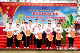 Xã Yên Phú khai mạc hội trại hè “Ngàn hoa dâng Đảng - Khát vọng vươn mình”