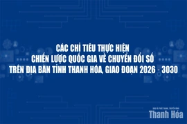 Các chỉ tiêu thực hiện Chiến lược quốc gia về chuyển đổi số trên địa bàn tỉnh Thanh Hóa, giao đoạn 2026 - 3030