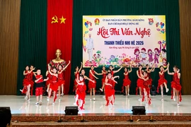 Sôi nổi Hội thi “Văn nghệ thanh thiếu nhi” phường Hàm Rồng hè 2026