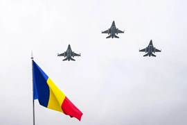 F-16  Romania xuất kích sau vụ UAV Nga xâm nhập không phận