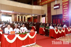 Phó Chủ tịch Thường trực UBND tỉnh Mai Xuân Liêm dự Ngày hội Toàn dân bảo vệ an ninh Tổ quốc tại xã Vĩnh Lộc