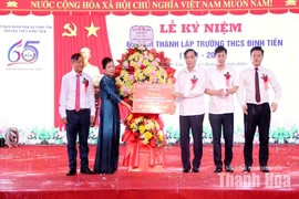 Trường THCS Định Tiến: Tự hào 65 năm vun đắp truyền thống hiếu học