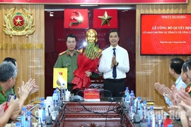 Chỉ định Đại tá Hoàng Quốc Việt, Giám đốc Công an tỉnh tham gia Ban Chấp hành, Ban Thường vụ và giữ chức Bí thư Đảng uỷ Công an tỉnh