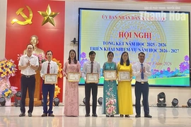 Xã Hoa Lộc có 100% trường học đạt chuẩn quốc gia