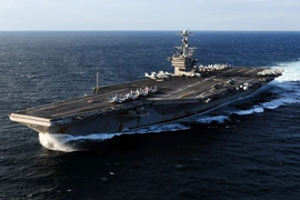 Mỹ điều tàu sân bay George Washington tới Trung Đông, tăng hiện diện quân sự tại khu vực