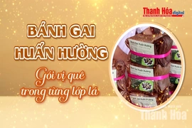 [REVIEW OCOP] Bánh gai Huấn Hường: Gói vị quê trong từng lớp lá
