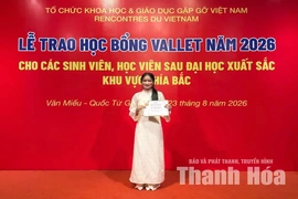 Hai học viên sau đại học của Trường Đại học Hồng Đức giành học bổng Vallet
