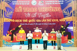 Thanh Hóa nhất toàn đoàn nội dung đối kháng tại Giải vô địch trẻ Võ cổ truyền quốc gia