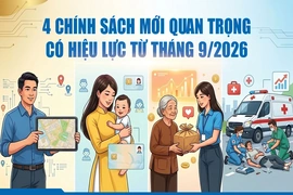 4 chính sách mới quan trọng có hiệu lực từ tháng 9/2026