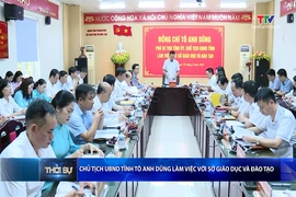 Bản tin Thời sự tối 28/8/2026: Chủ tịch UBND tỉnh Tô Anh Dũng làm việc với Sở Giáo dục và Đào tạo