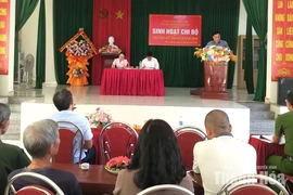 Chủ tịch Hội Nông dân tỉnh dự sinh hoạt chi bộ thôn Phú Cường