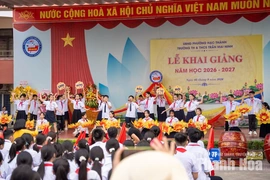 Tiếng trống khai trường bắt đầu năm học mới