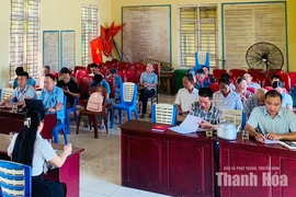 Quan tâm chất lượng đội ngũ&nbsp;đảng viên ở Thanh Quân
