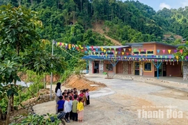 Bản Mùa Xuân đã có điểm trường mới