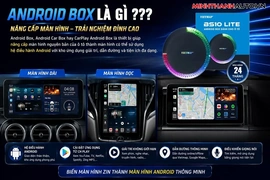 Android Box ô tô là gì? Giải mã cùng Minh Thành Auto màn nguyên bản theo xe có nên thay không?