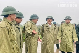 Phó Chủ tịch UBND tỉnh Đầu Thanh Tùng kiểm tra công tác ứng phó mưa lũ