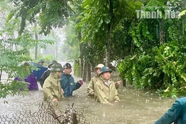 Xã An Nông chủ động ứng phó, khắc phục ảnh hưởng mưa lớn, ngập lụt