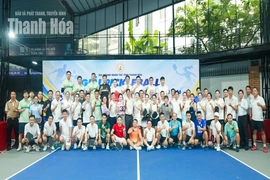 Gần 100 vận động viên tham gia Giải Pickleball Doanh nhân trẻ Thanh Hóa mở rộng