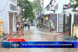 Bản tin Thời sự tối 15/9/2026: Các địa phương chủ động ứng phó với ngập lụt, sạt lở do mưa lớn