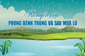 Khuyến cáo phòng bệnh trong và sau mưa lũ