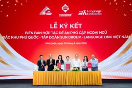 Đặc khu Phú Quốc và Sun Group ký biên bản ghi nhớ với Language Link Việt Nam triển khai chương trình “Phú Quốc - Hello World”
