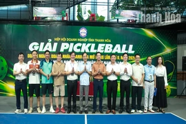 200 VĐV tranh tài tại Giải Pickleball doanh nghiệp, doanh nhân Thanh Hóa mở rộng lần thứ II