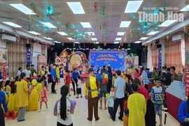 Rộn ràng không khí Trung thu tại Bệnh viện Nhi Thanh Hóa