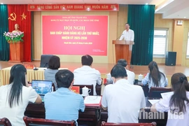 Hội nghị lần thứ nhất Ban Chấp hành Đảng bộ MTTQ, các đoàn thể tỉnh Thanh Hóa